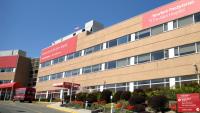 exterior photo of the spine hospital at nyp all